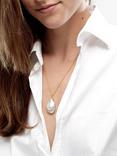 Deborah Blyth Ula Baroque Pearl Pendant Necklace, Gold