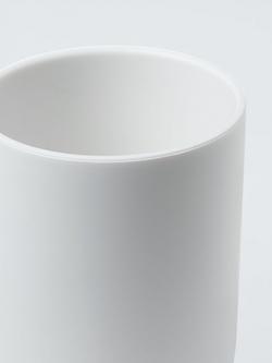 John Lewis Essential Bathroom Tumbler, White - view 2, White