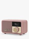 Roberts Revival Petite 2 DAB/DAB+/FM Bluetooth Portable Digital Radio with Alarm, Dusky Pink