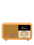 Roberts Revival Petite 2 DAB/DAB+/FM Bluetooth Portable Digital Radio with Alarm, Sunburst Yellow