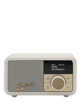 Roberts Revival Petite 2 DAB/DAB+/FM Bluetooth Portable Digital Radio with Alarm, Pastel Cream