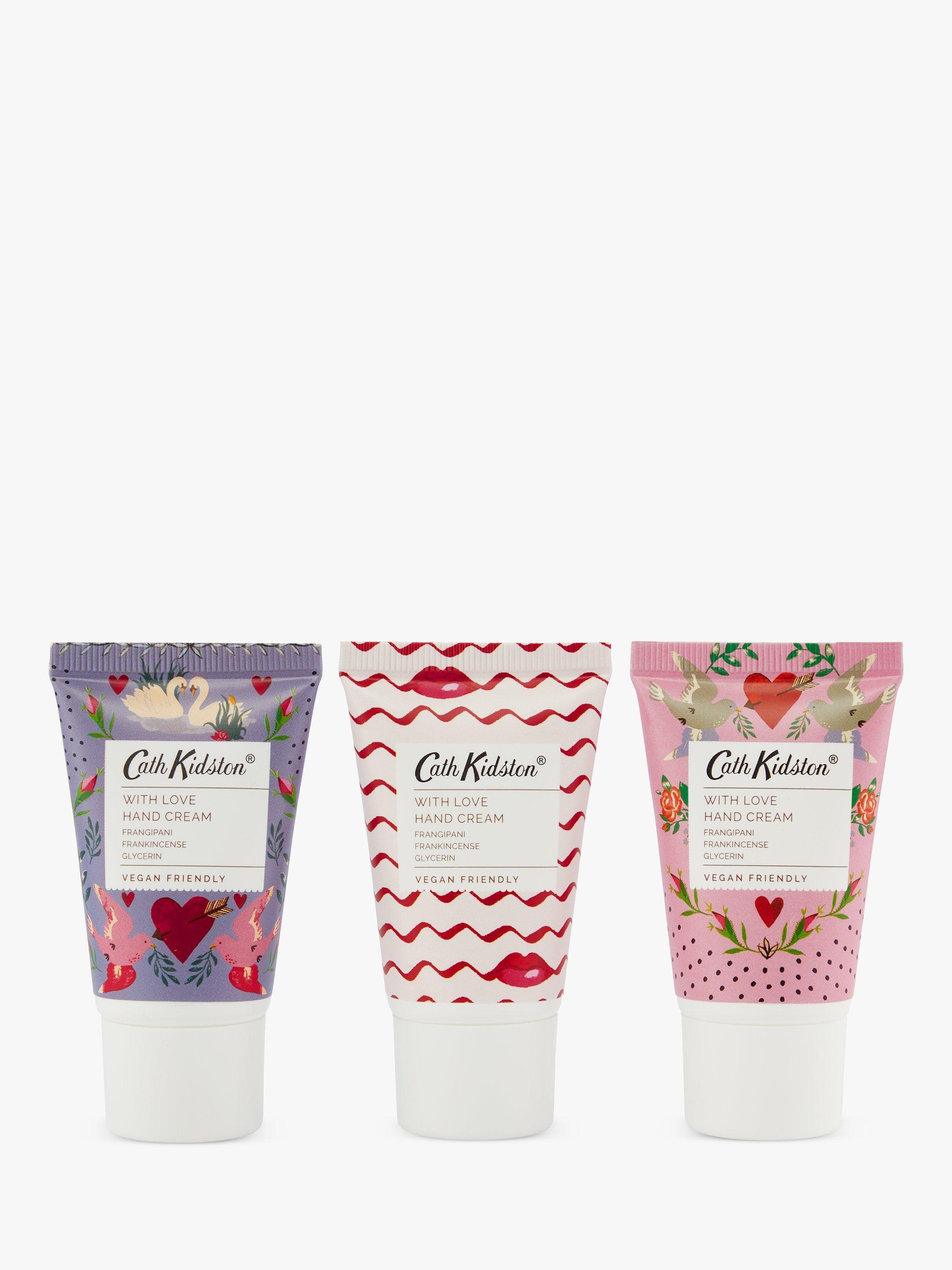 Cath Kidston With Love Hearts Hand Cream Trio, Multi