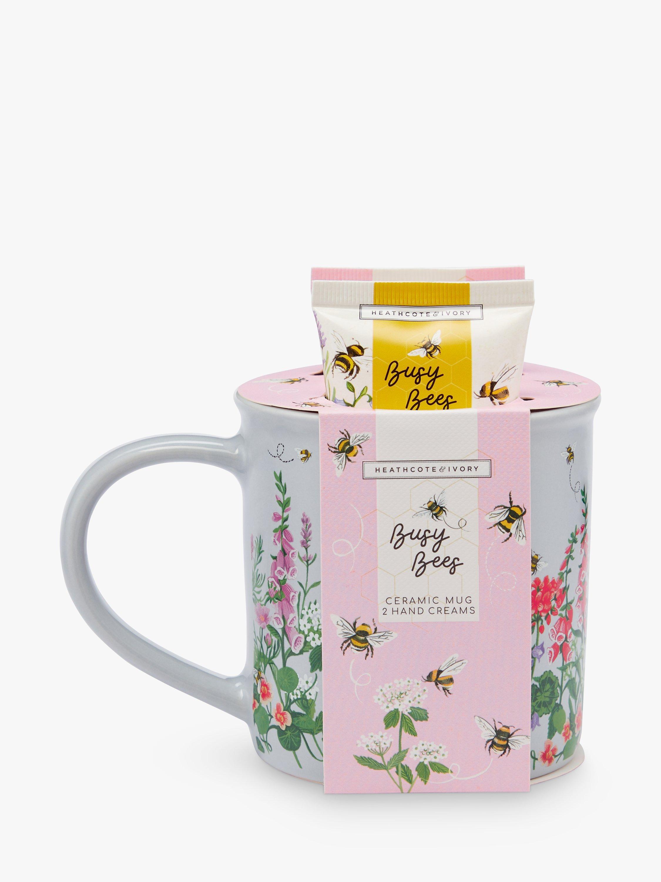 Heathcote & Ivory Busy Bees Mug & Hand Cream Gift Set