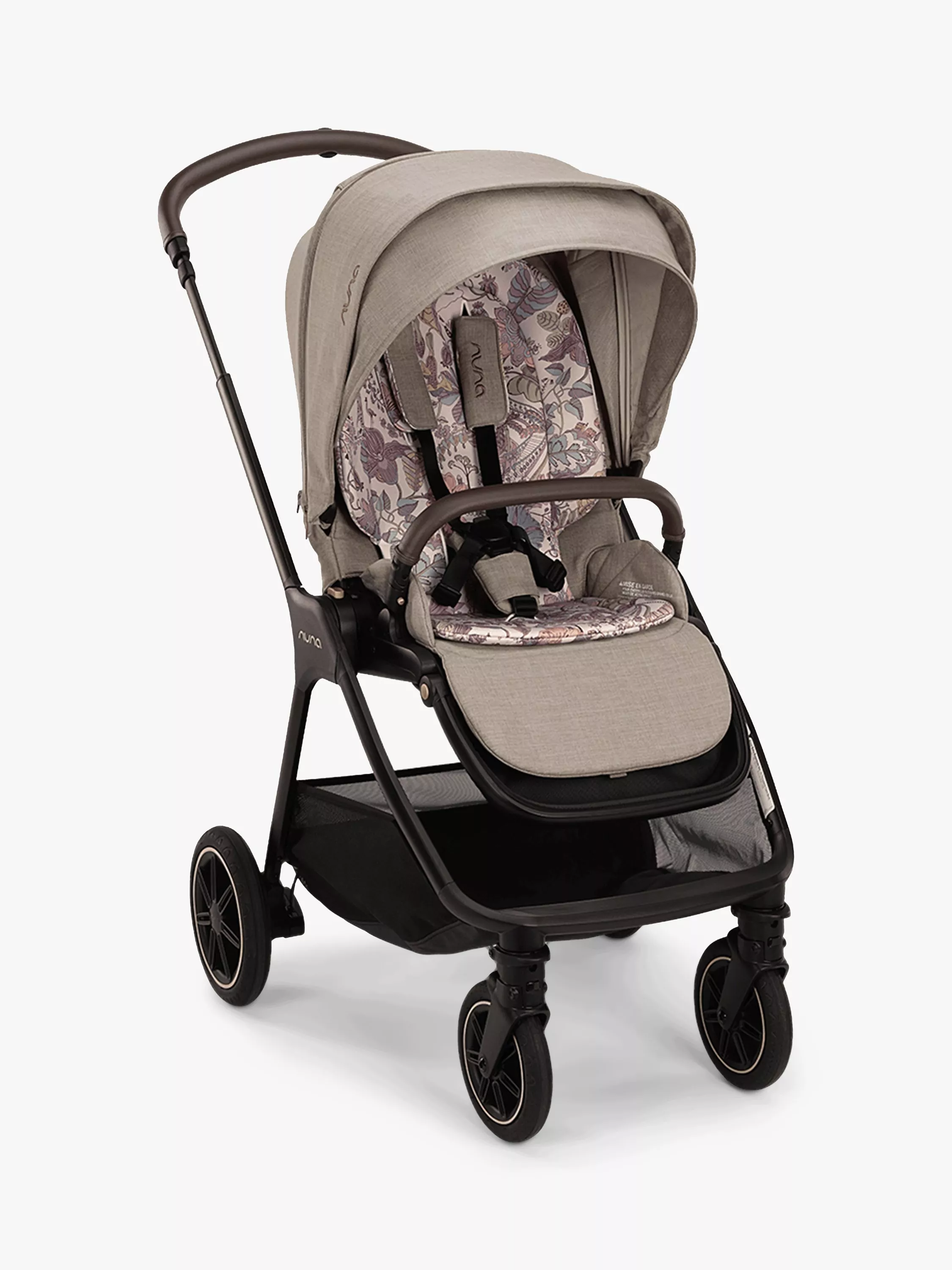 Nuna x Liberty Fantasy Land Collection Triv Next Generation Pushchair LYTL Carrycot and Pipa Next Car Seat and Base Next Bundle