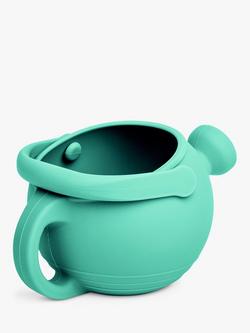 Bigjigs Toys Silicone Watering Can, Eggshell Green, Eggshell Green