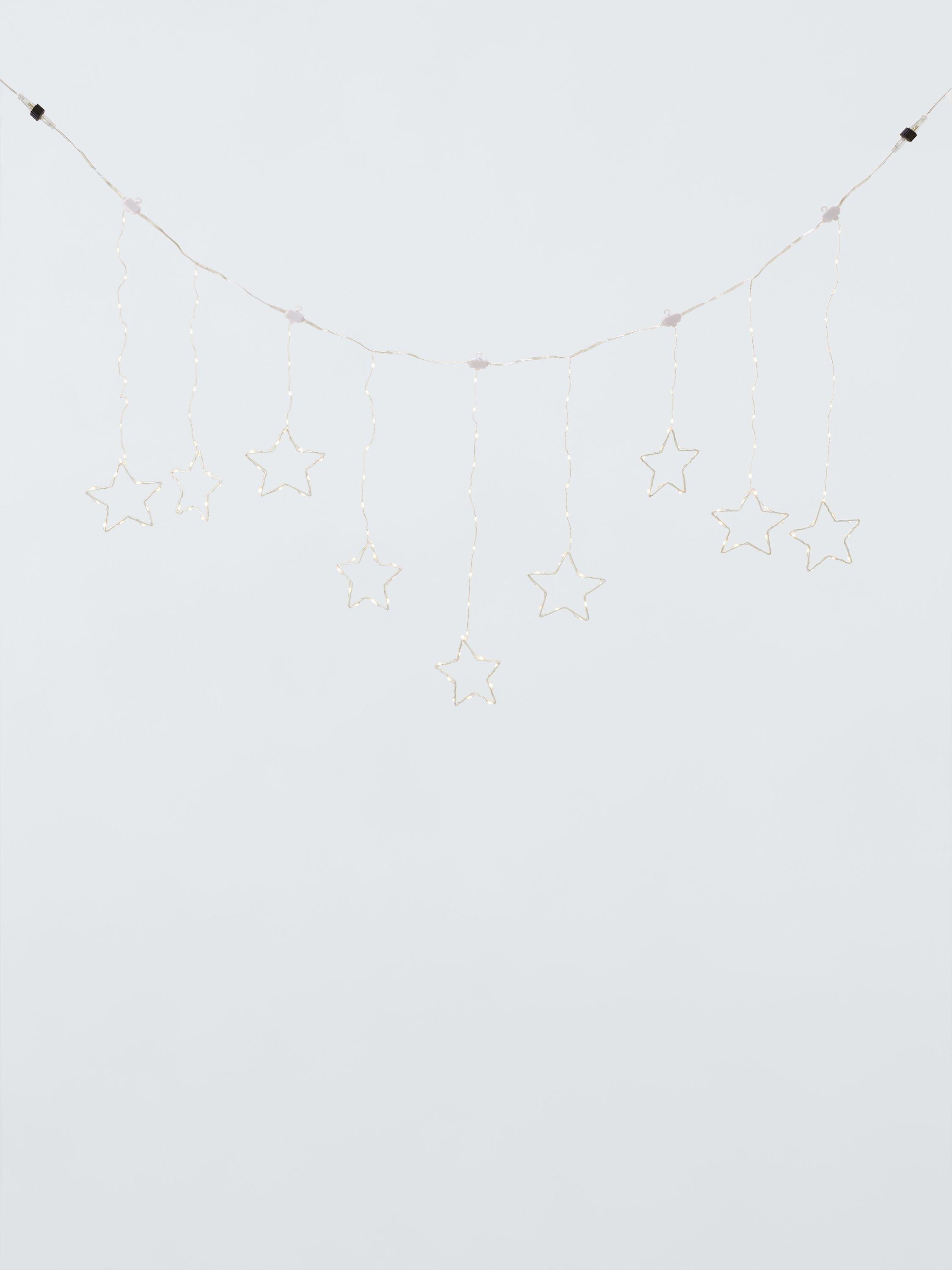 John Lewis 156 Multifunction LED Star Window Lights, Warm White