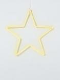 John Lewis Neon Star Light, White