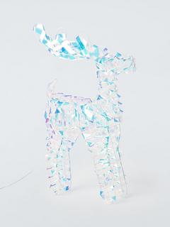 John Lewis 50 Micro LED Battery Operated PET Reindeer Lit Figure, H55cm