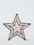 John Lewis LED Star Light, Copper