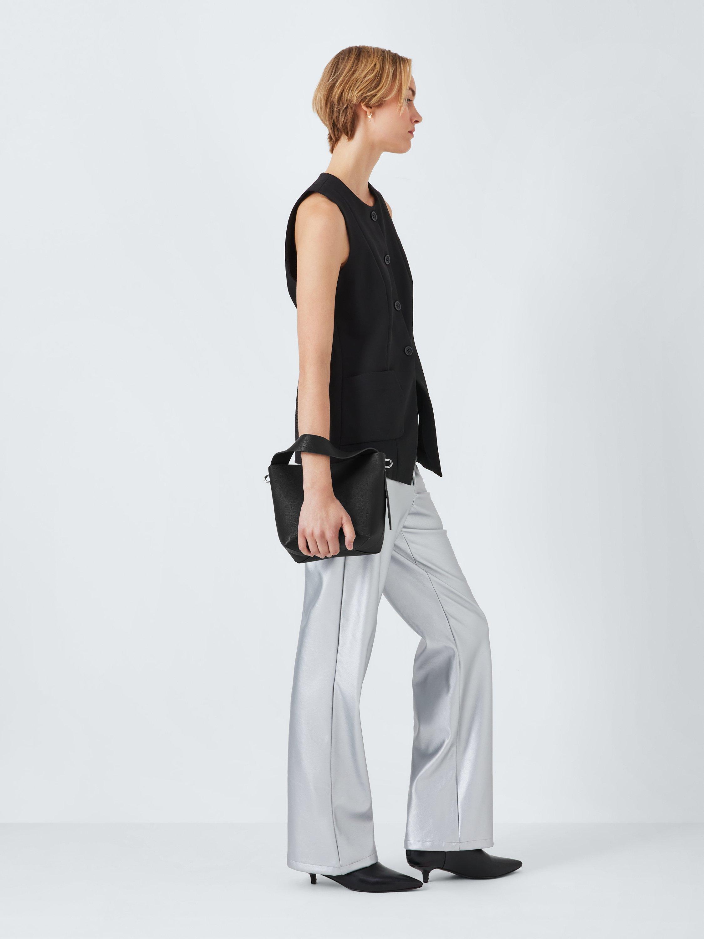 Product image 6 of 6, which shows John Lewis ANYDAY Cross Body Grab Bag, Black