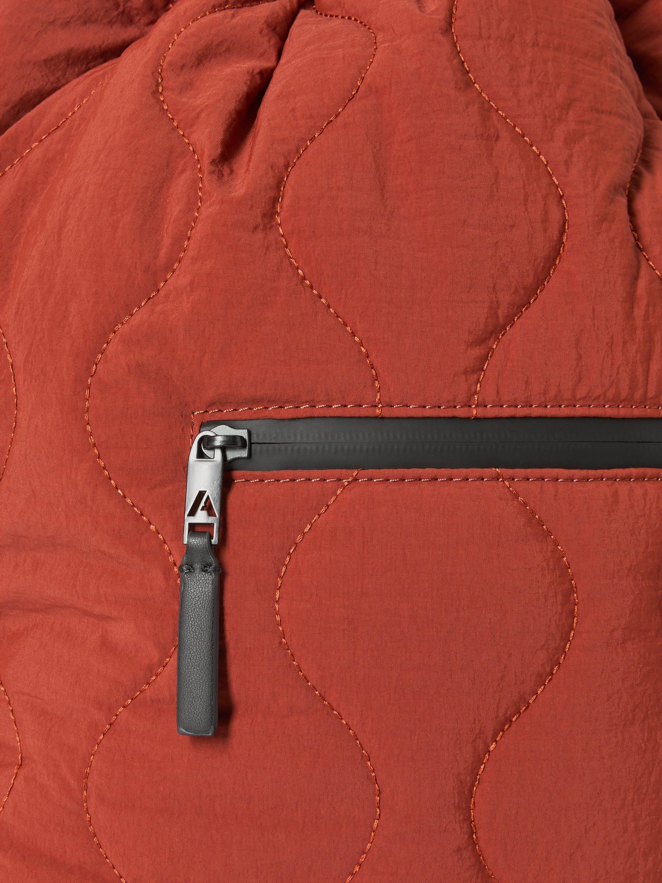 Product image 5 of 6, which shows John Lewis ANYDAY Quilted Drawstring Backpack, Brown