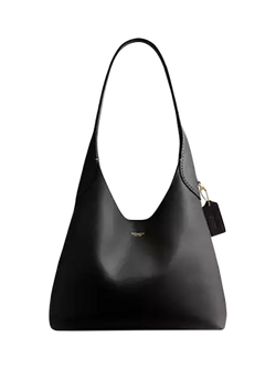 Coach Brooklyn 28 Leather Shoulder Bag, Black