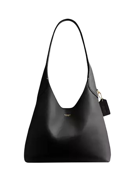 Coach Brooklyn 28 Leather Shoulder Bag, Black