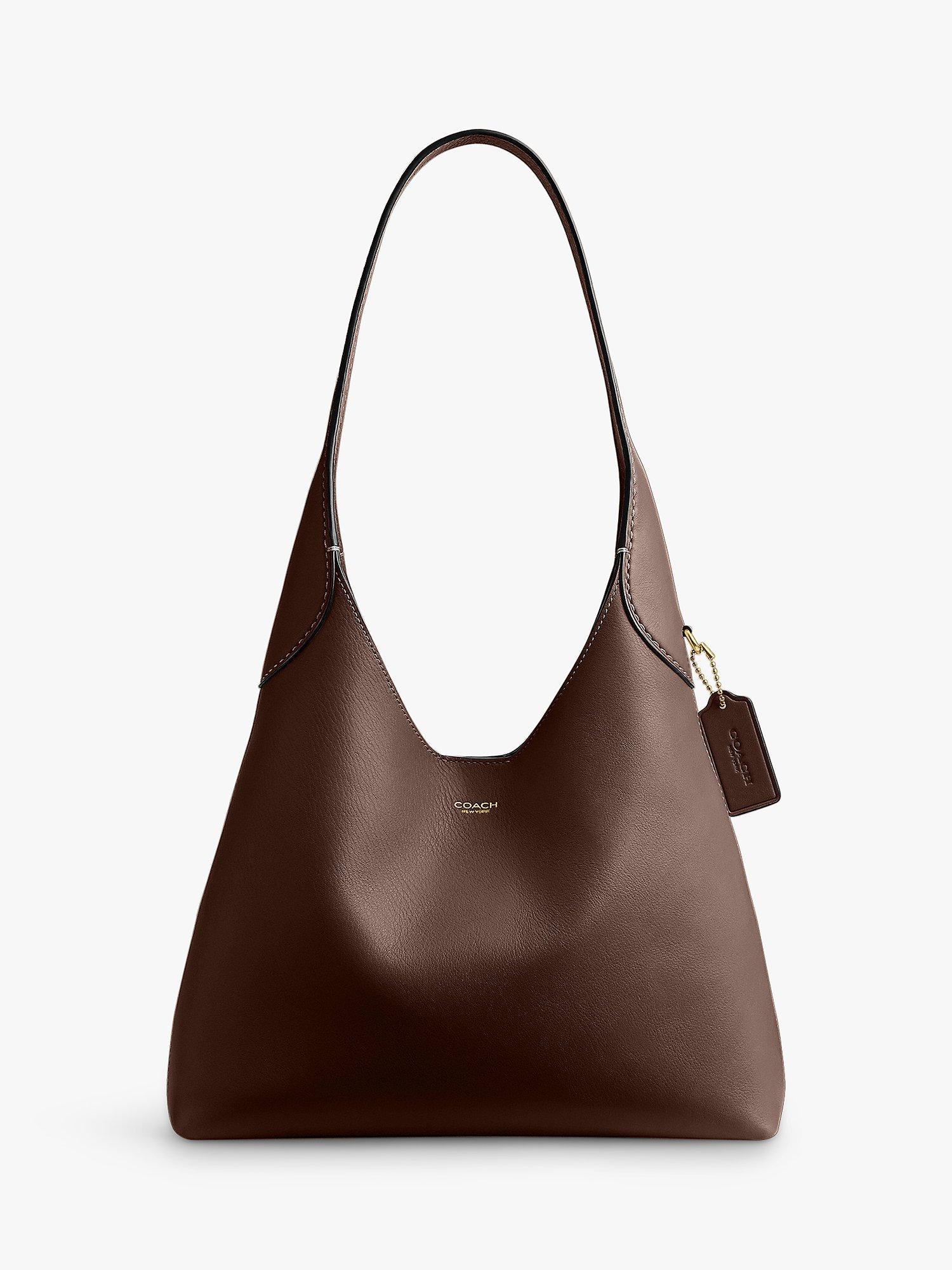 Coach Brooklyn 28 Leather Shoulder Bag, Maple