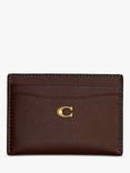 Coach Leather Card Case, Maple