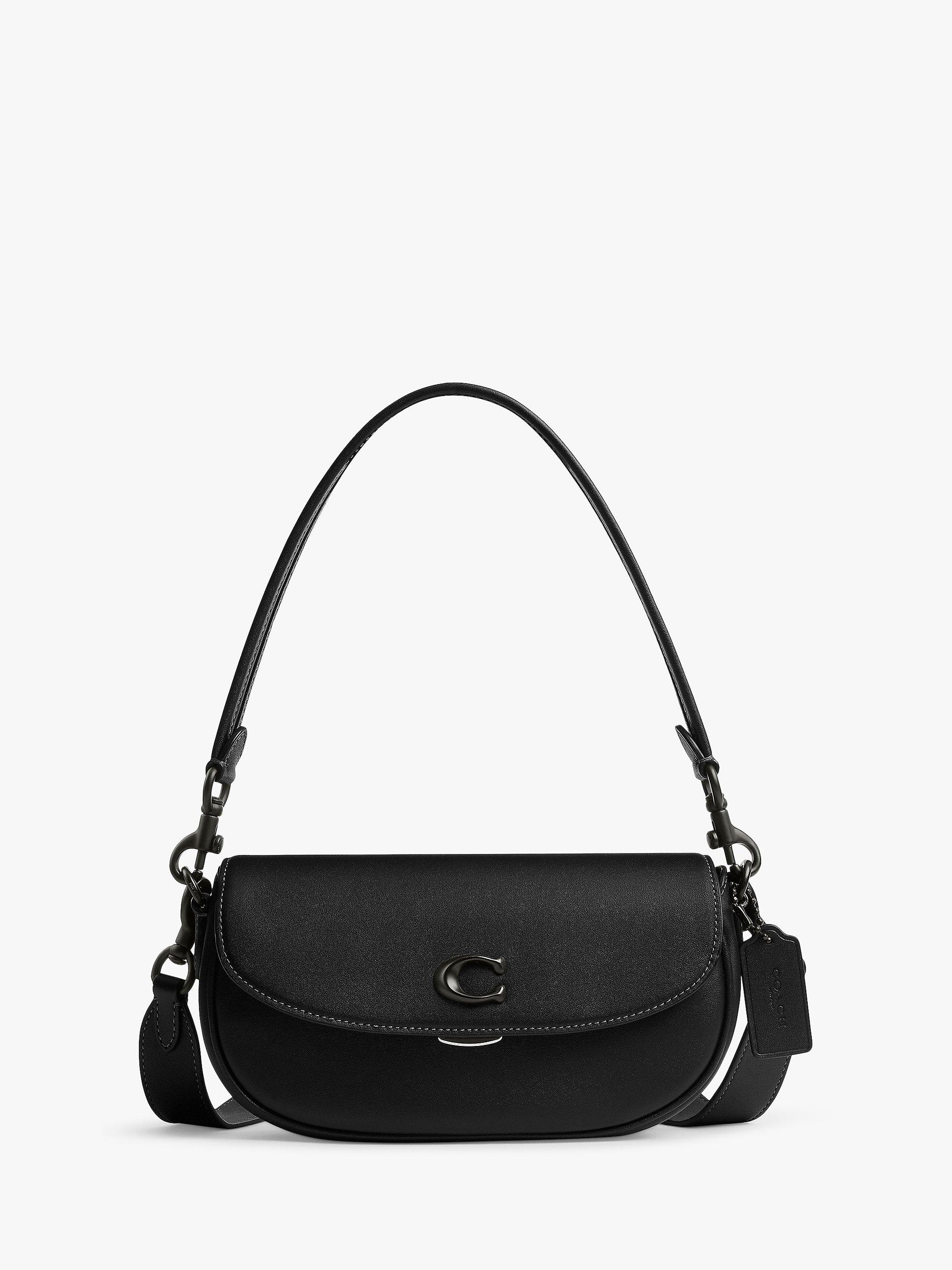 Coach Emmy Leather Shoulder Bag, Black