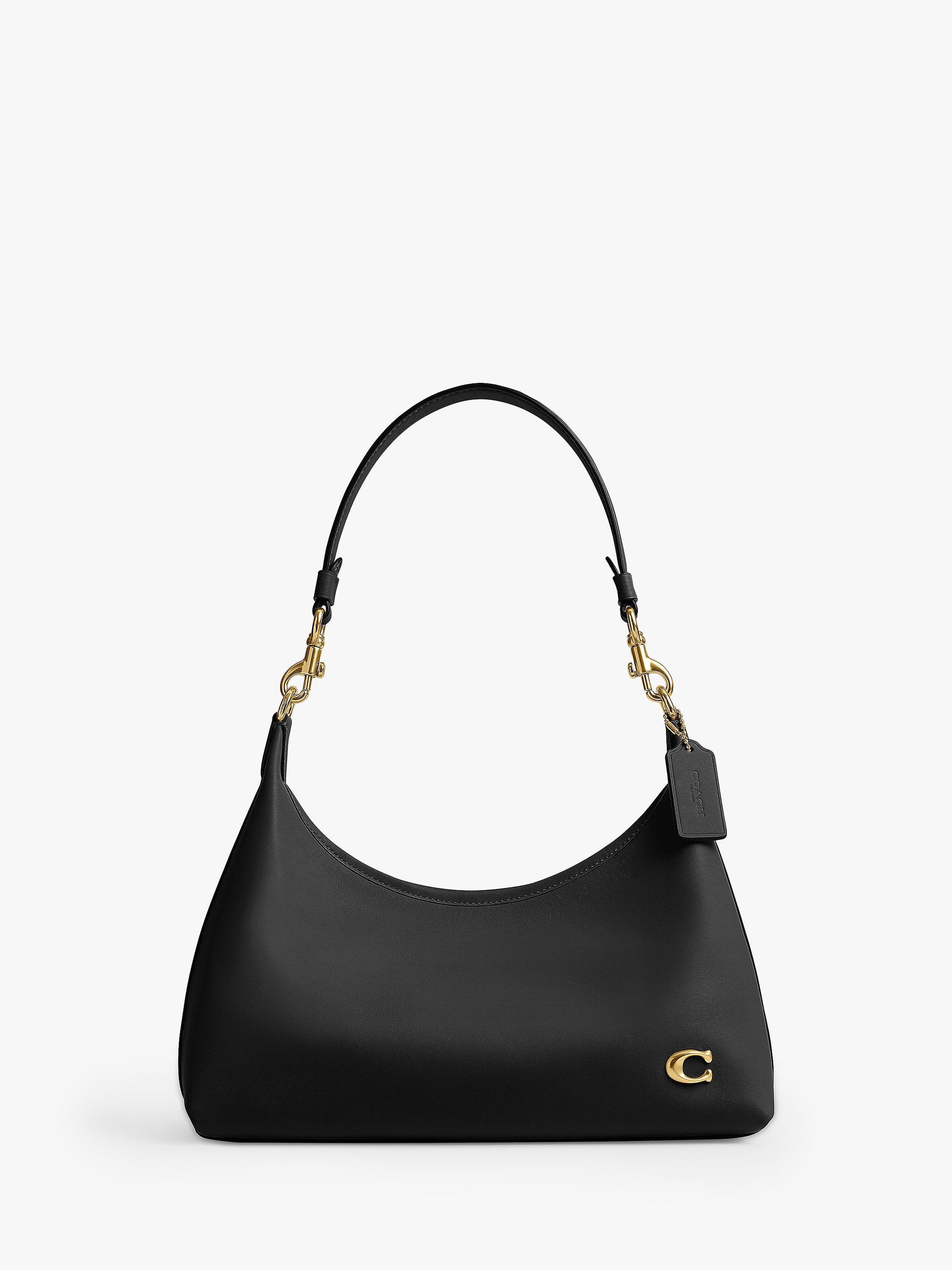 Coach Juliet Leather Shoulder Bag Black