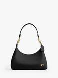 Coach Juliet Leather Shoulder Bag, Black