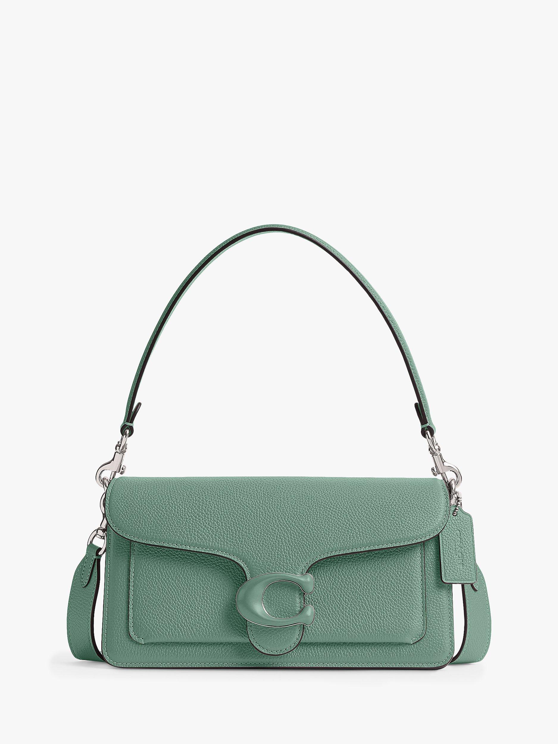 Coach Green popular Leather Satchel