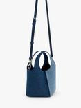 CHARLES & KEITH Arlys Small Bucket Bag, Denim Blue