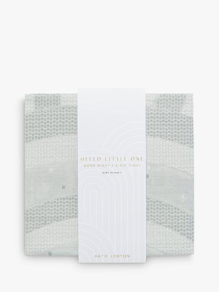 Katie Loxton Hello Little One Knitted Baby Blanket, Multi