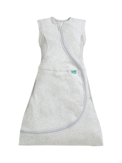 Purflo Cuddle to Sleep Baby Sleeping Bag, 0.5 Tog, 3-12 Months, Minimal Grey - view 2, Grey