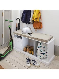 Great Little Trading Co Abbeville Storage Bench and Cushion - view 2, Natural