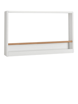 Great Little Trading Co Landscape Book Shelf, White/Natural, White/Natural