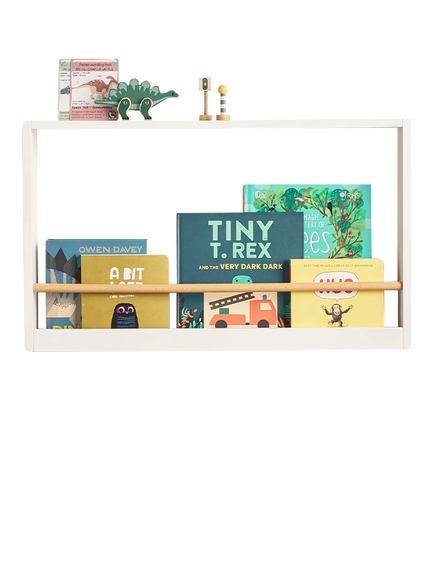Great Little Trading Co Landscape Book Shelf, White/Natural - view 2, White/Natural