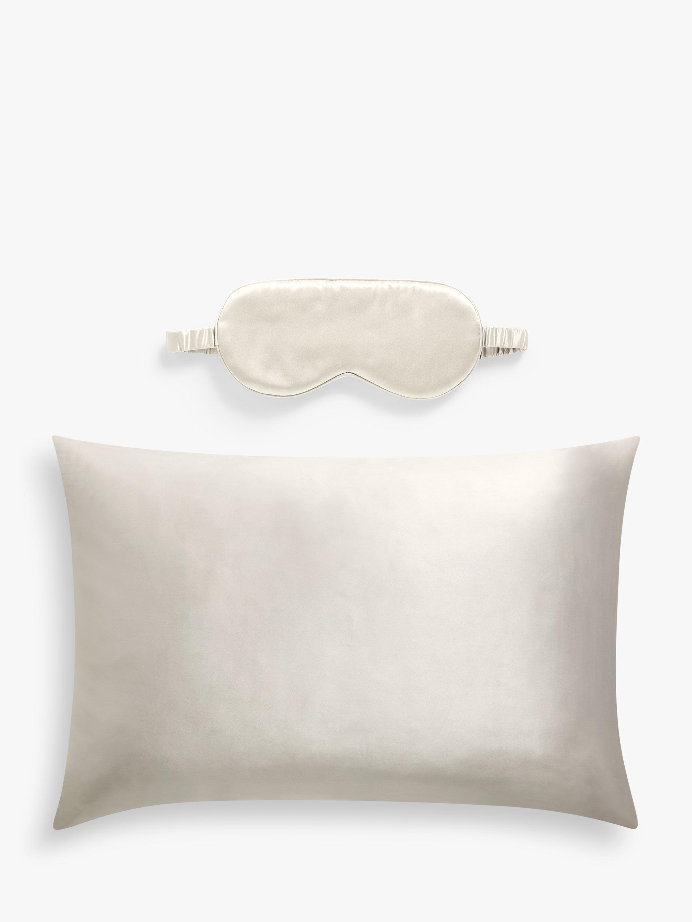 John Lewis Organic Mulberry Eye Mask and Silk Standard Pillowcase