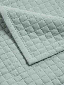 John Lewis Jersey Bedspread - view 2, Nettle