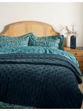 John Lewis Cotton Velvet Quilted Bedspread