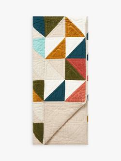 John Lewis Colourful Patchwork Quilted Bedspread, Multi, Multi