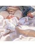 Aden + Anais Safari Print GOTS Organic Cotton Muslin Swaddle Blankets, Pack of 4, Multi