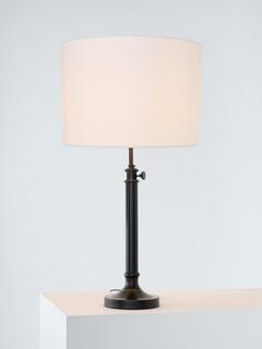 John Lewis Adjustable Lamp Base, Black
