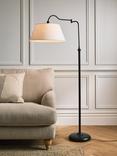 John Lewis Rodeo Swing Arm Floor Lamp, Black
