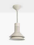 John Lewis Battersea Small Pendant Ceiling Light, Greige