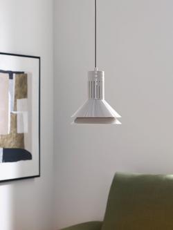 John Lewis Battersea Small Pendant Ceiling Light - view 2, Greige