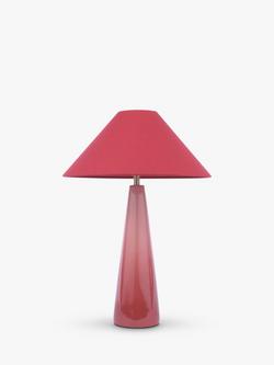 Matthew Williamson Ombre Cone Ceramic Base Table Lamp - view 2, Sunset