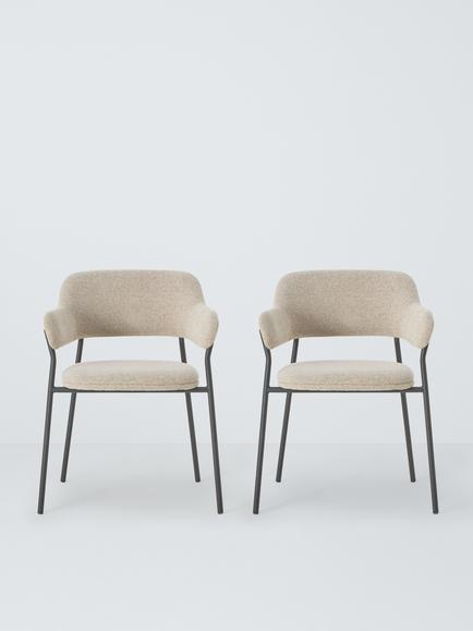 John Lewis Wise Dining Armchair, Set of 2 - view 2, Natural