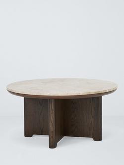 John Lewis Ritz Marble Top Coffee Table, Espresso
