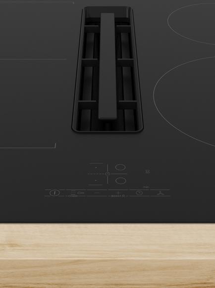Bosch Series 4 PVS611B16E 60cm Venting Induction Hob, Black - view 2, Black