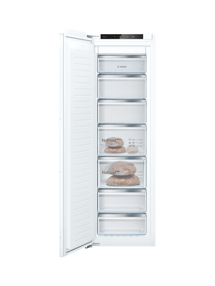 Bosch Series 4 GIN81VEE0G Integrated Freezer, White, White