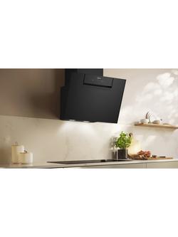 Neff N50 D65IFN1S0B 60cm Angled Chimney Cooker Hood, Black - view 2, Black