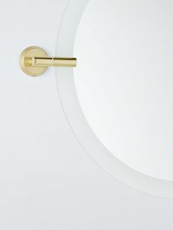 John Lewis Elegance Bathroom Mirror - view 2, Brushed Brass