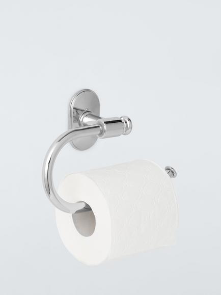 John Lewis Heritage Swing Toilet Roll Holder - view 2, Chrome