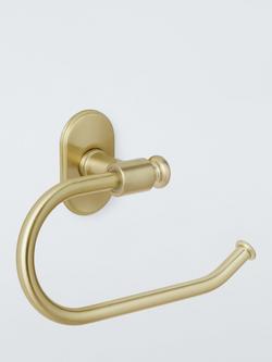 John Lewis Heritage Swing Toilet Roll Holder, Brass