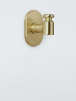 John Lewis Heritage Robe Hook, Brass