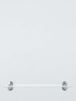 John Lewis Heritage Glass Shelf, Chrome