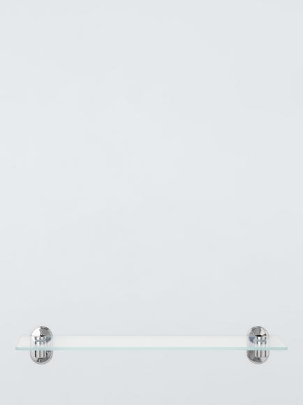 John Lewis Heritage Glass Shelf, Chrome
